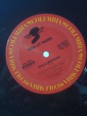 Vinyl, Record, 12 inch single, 12″, Men At Work, Who Can It Be Now, Mistake 1981