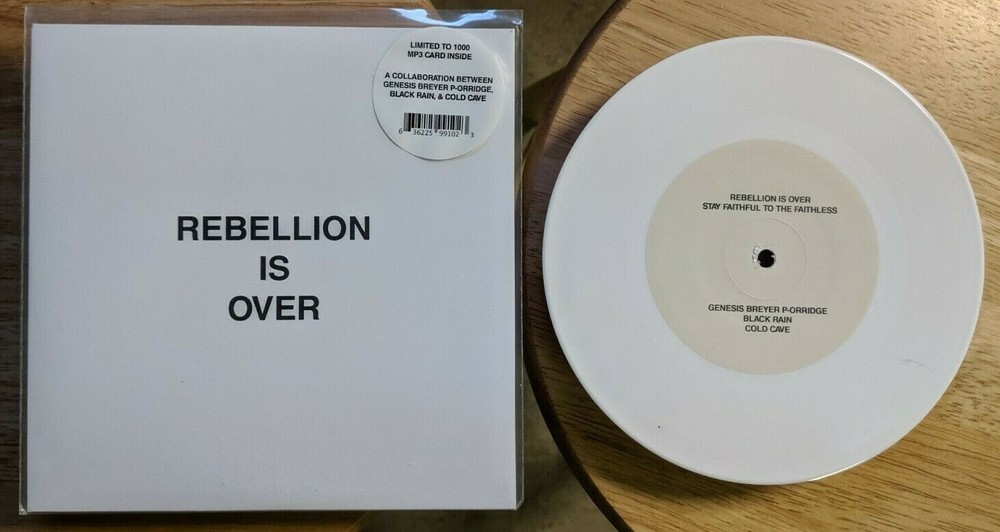 Genesis Breyer P-Orridge, Black Rain, Cold Cave ‎– Rebellion Is Over *VINYL*