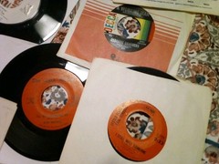 Johnny Cash + Osbourne Brothers Stanley 45 Record Lot (13) Ron Wilson Bluegrass