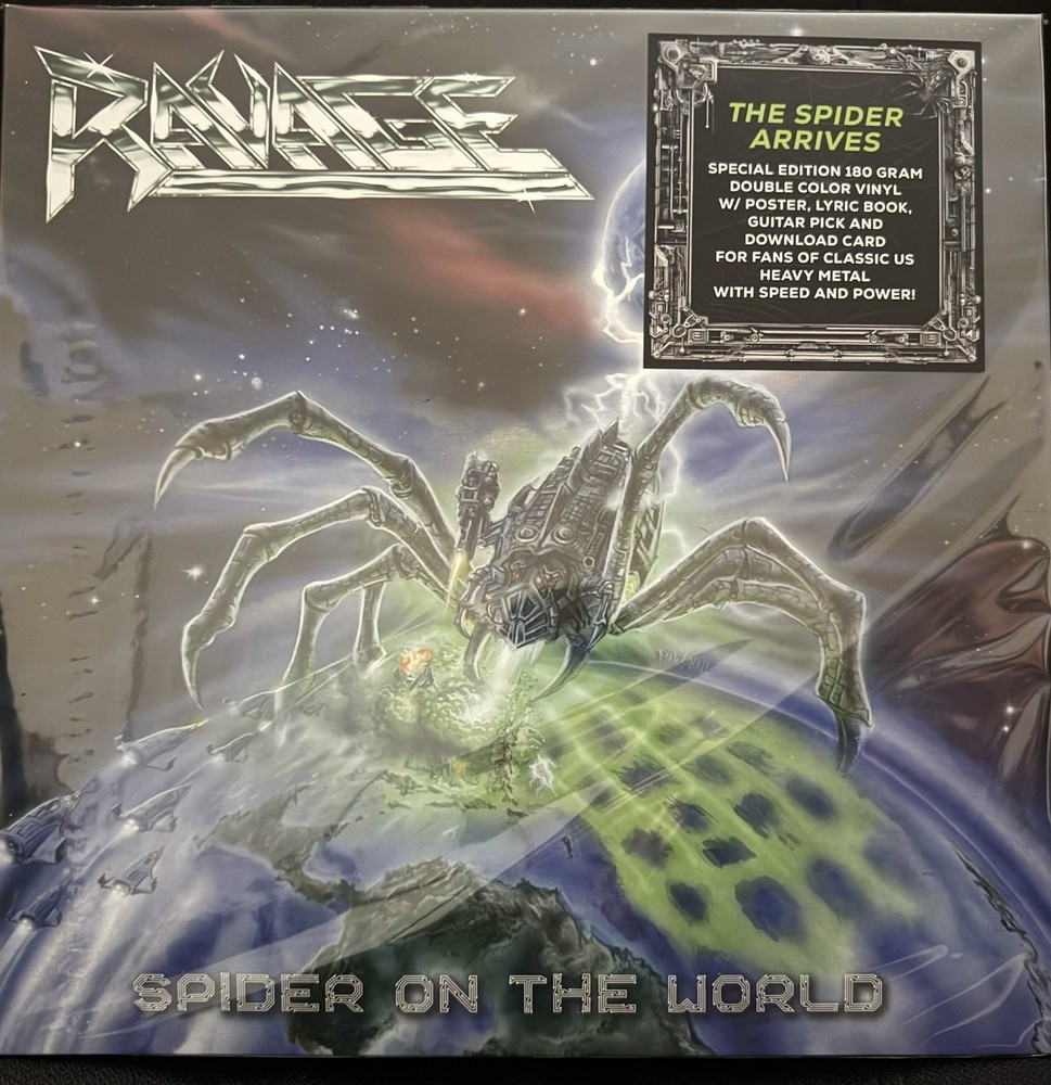 Ravage – Spider On The World Double Color Vinyl LP New Limited Edition Metal