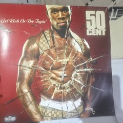 50 cent get rich or die tryin lp with signed athenticated certificate