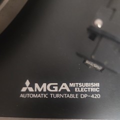Vintage Mitsubishi DP-420 Record Stereo Turntable. WORKS. Send Offers