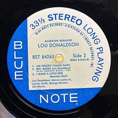 LOU DONALDSON Alligator Bogaloo BLUE NOTE stereo LP in mono cover…hmmm…