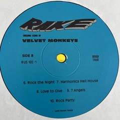 Rake Original Score Velvet Monkeys Thurston Moore/J Mascis 1990 Rough Trade LP