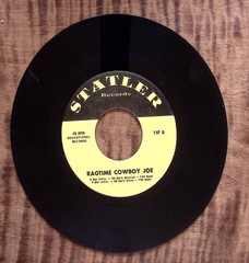 UNKNOWN ARTISTS JUNGLE DRUMS/RAGTIME COWBOY JOE STATLER RECORDS VINYL 45 84-9