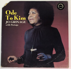 JO GRINAGE Ode To Kim (LP, 1976, Chiaroscuro) Jazz Soul RARE VG+