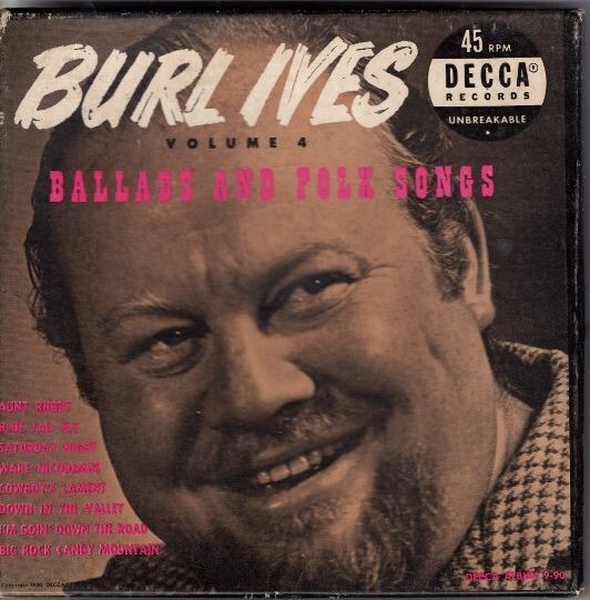 Burl Ives – Ballads & Folk Songs Vol. 4 3x 45 EP Box Set