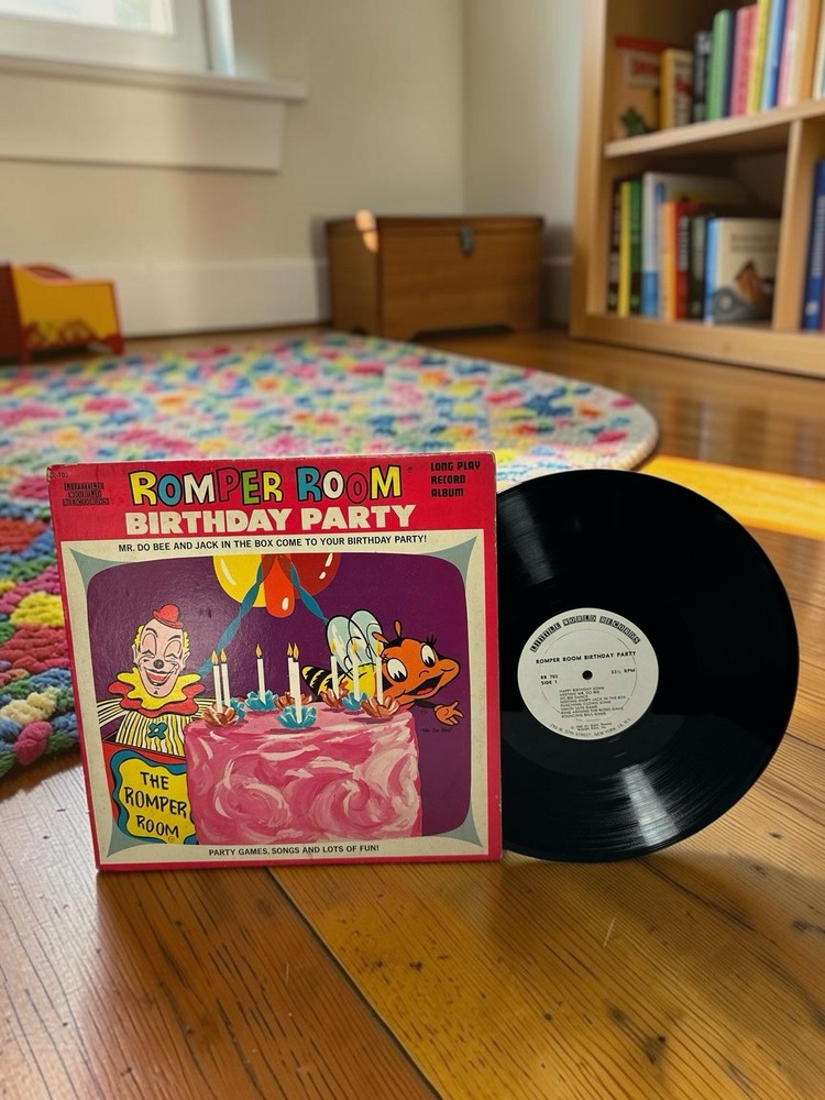 Vintage Romper Room Birthday Party RR-703 Little World 12″ Vinyl Record 1965