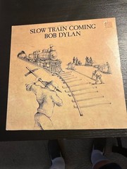 BOB DYLAN SLOW TRAIN COMING CBS 25AP1610 LP Ultrasonically cleaned