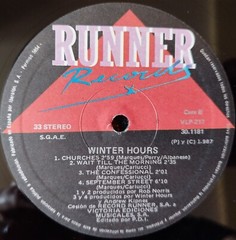 WINTER HOURS ** Winter Hours ** ORIGINAL 1987 SPAIN LP ** SIGNED
