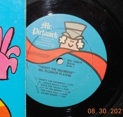 MR PICKWICK PLAYERS Frosty The Snowman Vinyl Record LP 1977 SPC-1503 G+/VG OOP