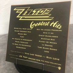 ZZ TOP – GREATEST HITS – 2 Sided Promotional 1992 POSTER FLAT 12″ X 12″ – (F123)