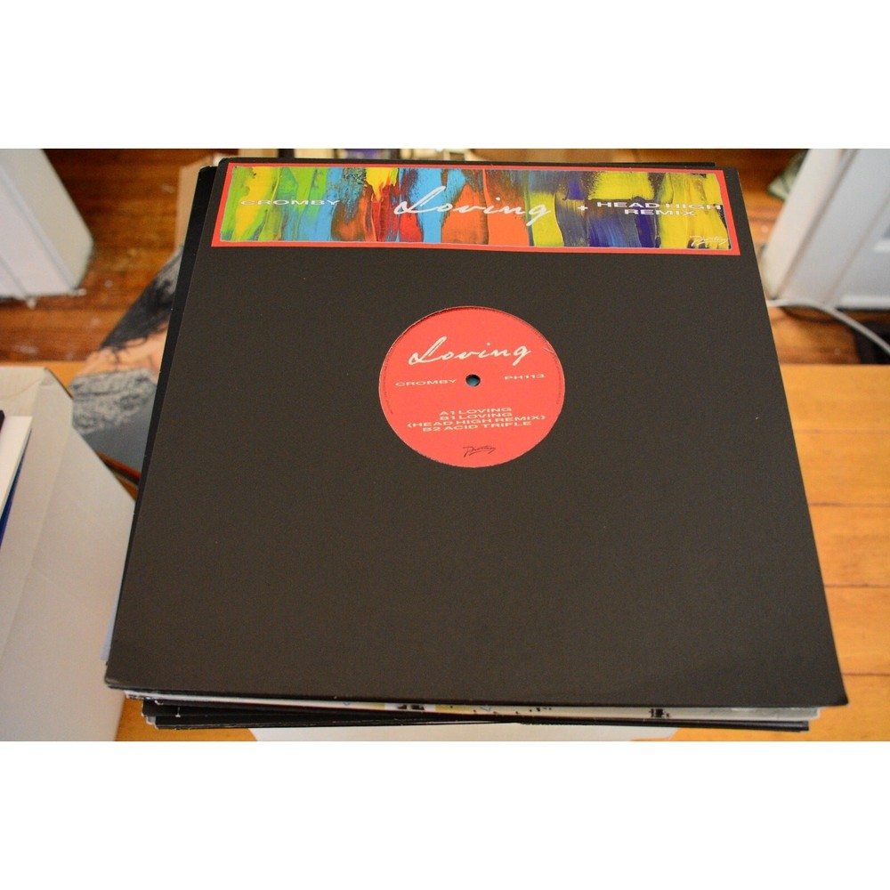 CROMBY “LOVING” 12″ ELECTRONIC HOUSE TECHNO UK DJ VINYL *MINT*