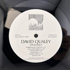 1980 David Qualey Soliloquy Contemporary Jazz Windham Hill Records Vinyl LP