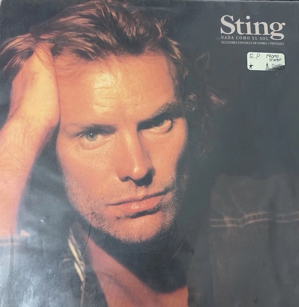 STING – Nada Como El Sol Orig 1988 US 12″ VINYL MAXI A&M 393295-1 PROMO EX/NM
