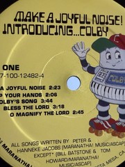 Make A Joyful Noise Lp Maranatha Sealed Electro Synth Introducing Colby Lp
