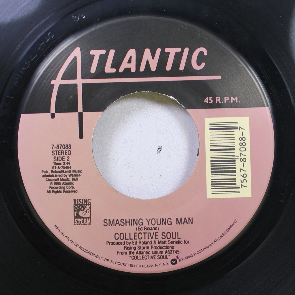 90’S 45 Collective Soul – Smashing Young Man / The World I Know On Atlantic