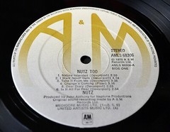 1975 Nutz “Nutz Too” LP United Kingdom Import A&M Records No. AMLS 68306