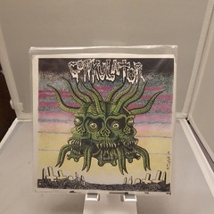 GONKULATOR FINAL EXIT SPLIT 7″ RARE BLUE VINYL BLACK METAL NOISE GRINDCORE