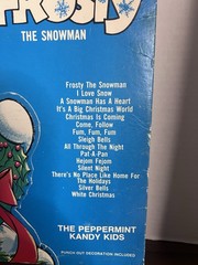 Frosty the Snowman – Vinyl LP – Peppermint Kandy Kids – 8108 VINTAGE 1970