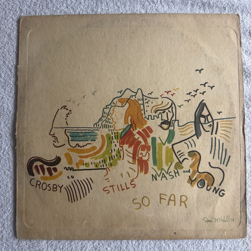 So Far Crosby Stills Nash Young Vinyl LP Record
