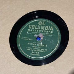 Vtg 78 RPM Album w/ Lot Of 9 Columbia RCA Victor Classical Shellac Records