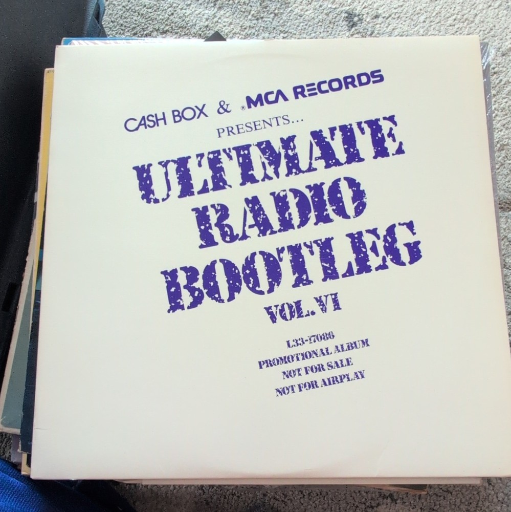MCA Records Ultimate Radio Bootleg Vol. VI Promo Black Vinyl 12″ LP L33-17086