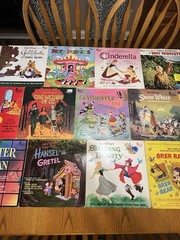 19 Walt Disney Disneyland Label Children’s Storytelling Soundtrack Record Lot