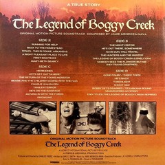 The Legend Of Boggy Creek Soundtrack Vinyl LP Sunrise Edition Terror Vision New