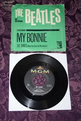 The Beatles My Bonnie The Saints MGM K-13213 Picture Sleeve 45 RPM EX/G+