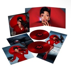 Cardi B-SIGNED-AM I THE DRAMA? Alternate Cover-Apple Red Vinyl-SOLD OUT-ON HAND