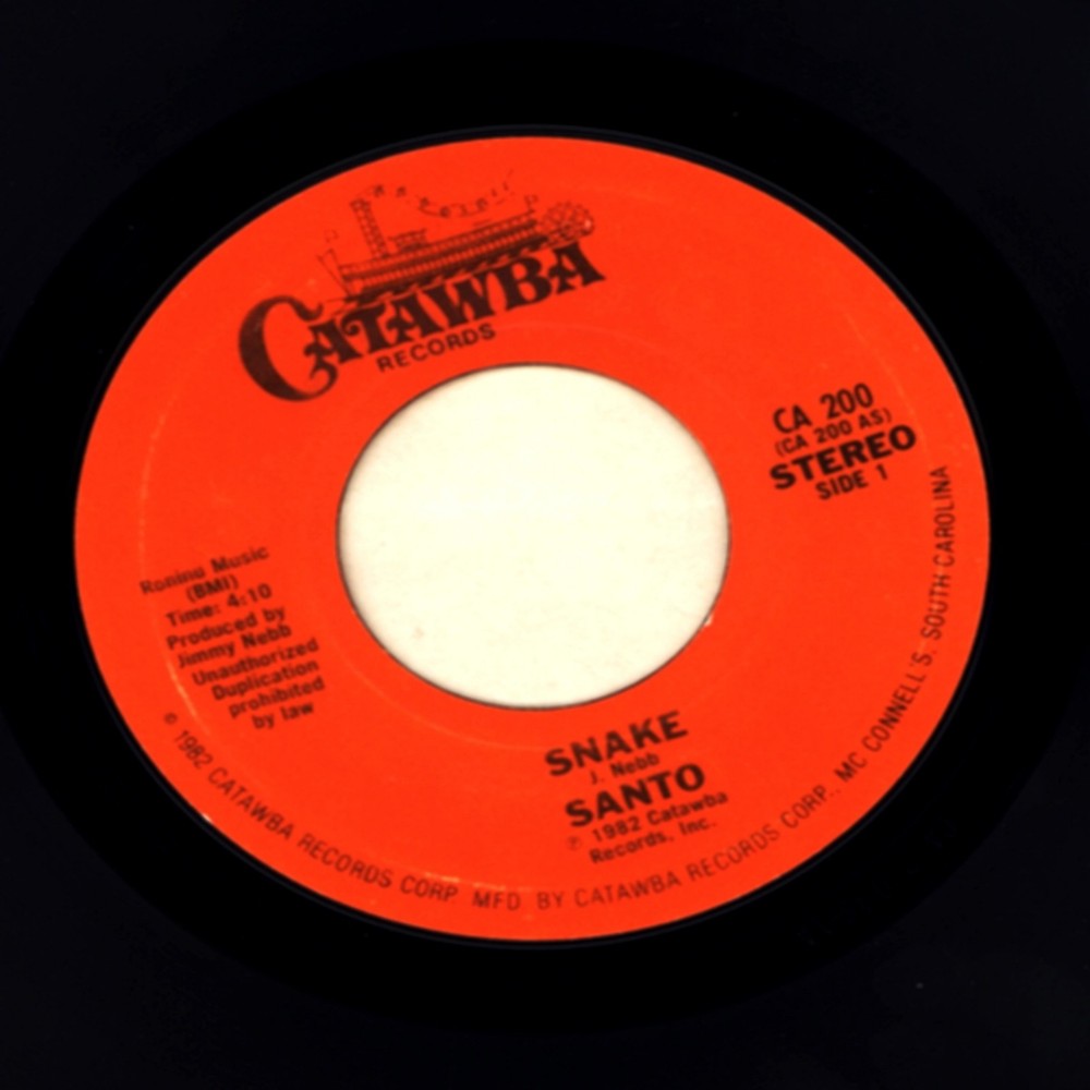 Santo (Farina) 1982 Snake/Love Toys Steel Guitar Disco Funk VG++ instro