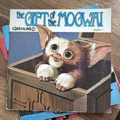 Lot of 5: Gremlin Adventures Read-Along Storybooks with Records 45 RPM 1984 READ