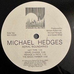 Michael Hedges Aerial Boundries Vinyl LP 1984 Windham Hill Records