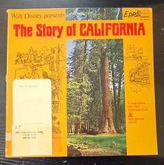 Disneyland The Story of California LP Vinyl w/ Illustrated Book ST-3941