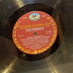 The Years To Remember (Vinyl, 1966) Longines Symphonette Society SY 5185 VG+ LP