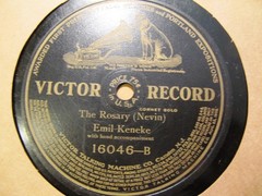 1906 Emil Keneke Cornet DARIUS LYONS Flute Schumann Voice of Love VICTOR 16046 _