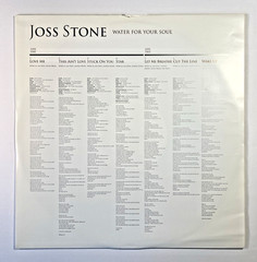 Rare 2015 Joss Stone – Water For Your Soul 2LP Vinyl | Stone’d Records Ltd