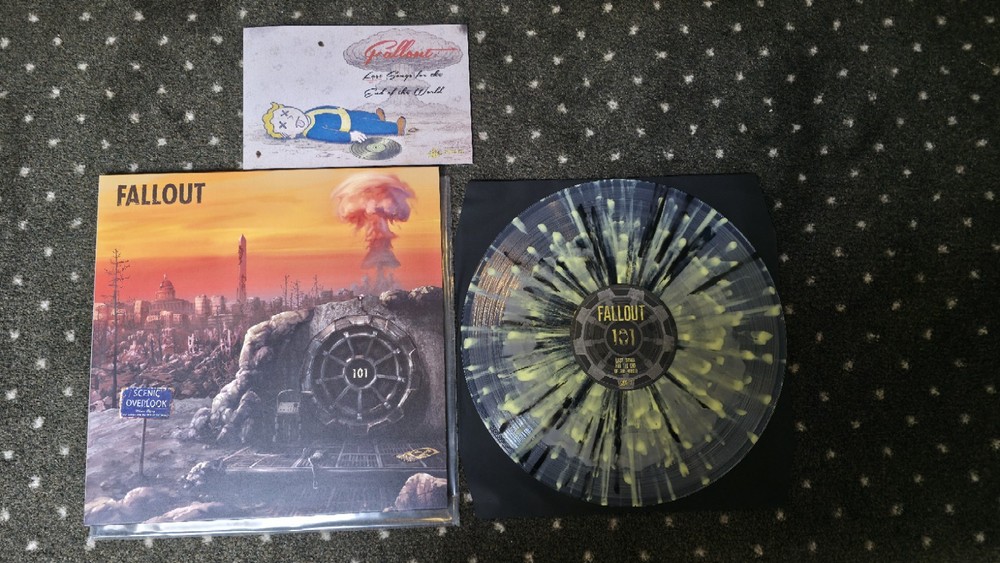 Fallout 3 4 Last Songs for the End Of The World VGM Vault-Tec Splatter Vinyl LP