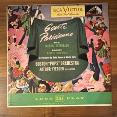 vinyl record: RCA Victor Offenbach Gaîté Parisienne Fiedler LM 1001 LP