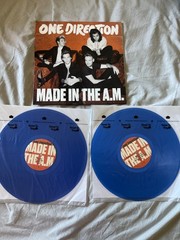 One Direction Made In The Am Blue Translucent Vinyl Record (Urban Outfitters)