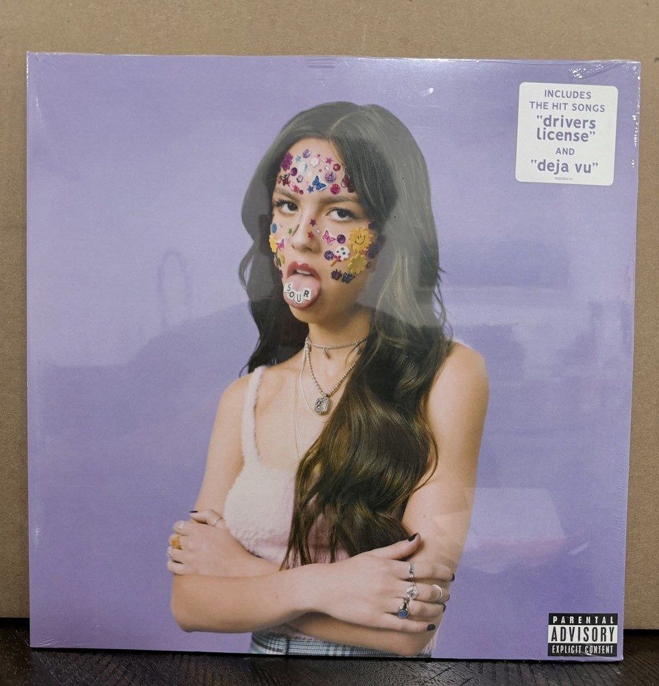 Olivia Rodrigo Sour Limited Edition Magenta Transparent Pink Colored Vinyl LP