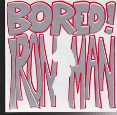 bored/purple overdose split 7″ australia red vinyl Black Sabbath tribute 27/150