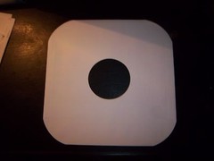 10 ct 12″ 20 # White Paper Record Inner Sleeves Hole For Viewing LP Album vinyl