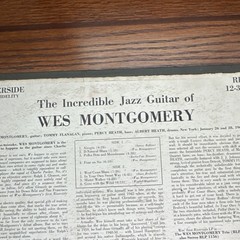 Wes Montgomery Incredible Jazz Guitar 12″ LP Riverside RLP 12-320