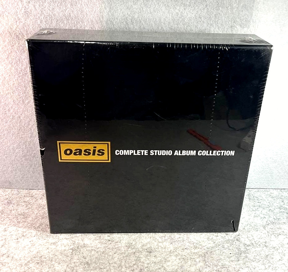 Oasis Complete Studio Album Collection Limited Edition Box w/GOLD Vinyl LP NEW