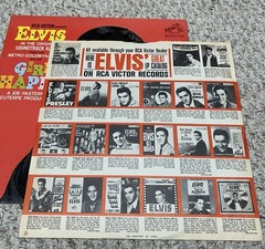 Elvis Presley Girl Happy Original RCA Victor LPM-3338 Mono Recording 1965