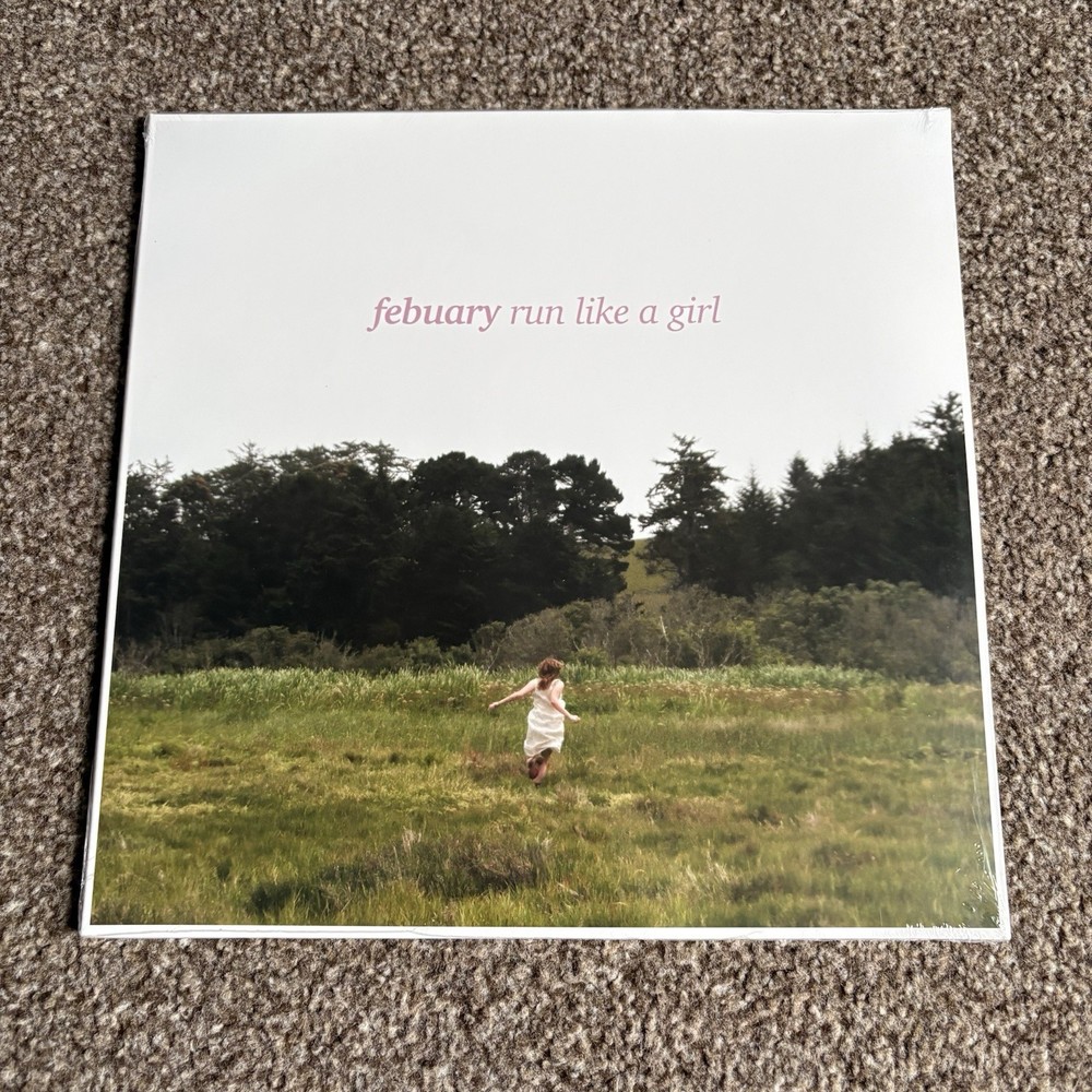 Febuary – Run Like A Girl – Strawberry Matcha Coloured 10” Vinyl New Sealed