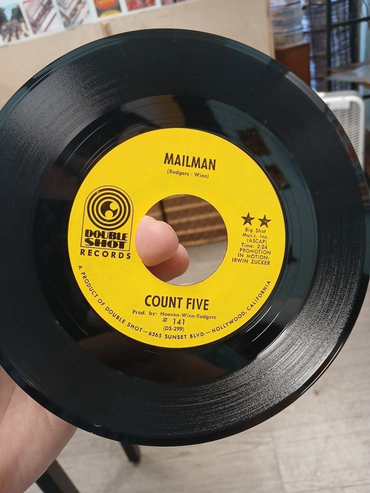 RARE Count Five Mailman / Pretty Big Mouth 45RPM 7″ Vinyl Record Garage Rock Pop