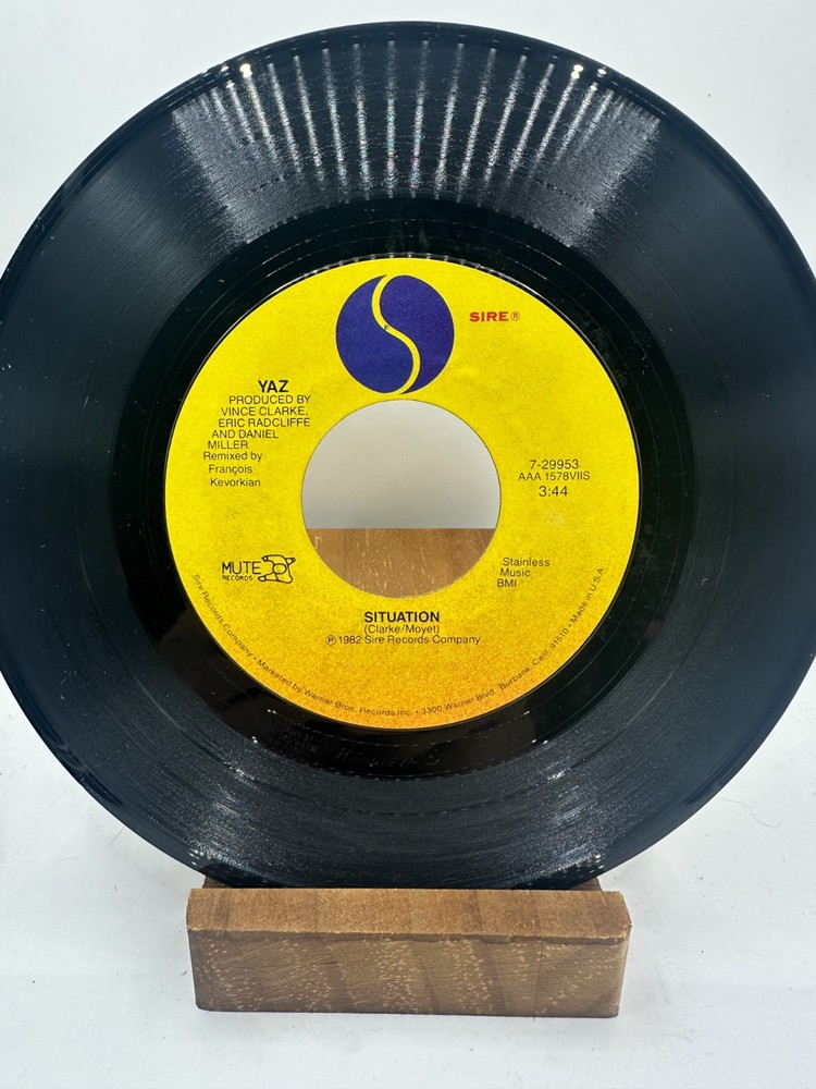 YAZ Situation + Dub Version SIRE 29953 VINYL RECORD 7″